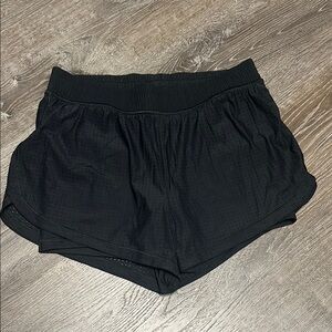 Gap high rise mesh double layer running shorts